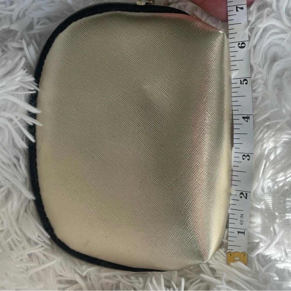 🩷 3/$18 Gold bridal engagement make up pouch bag ring zipper